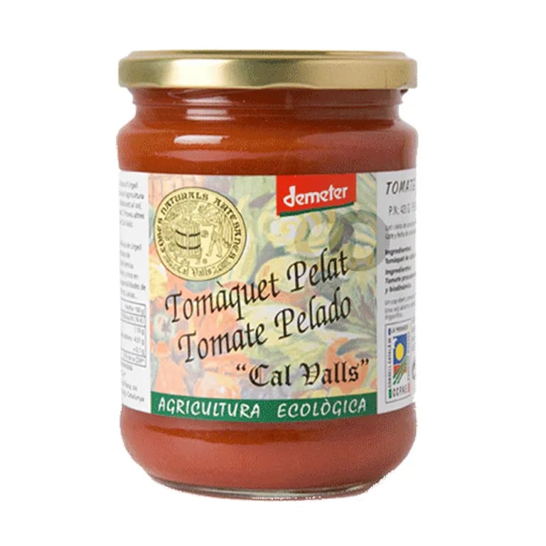 TOMATE ENTERO PELADO ECOLÓGICO