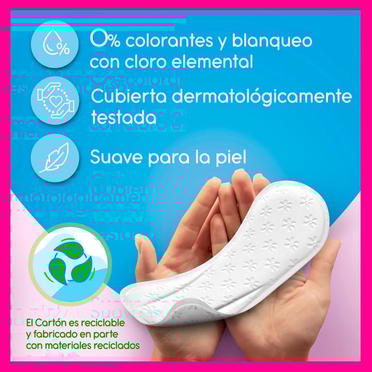 Cotton Feel Flexiform 30 Unités de Carefree
