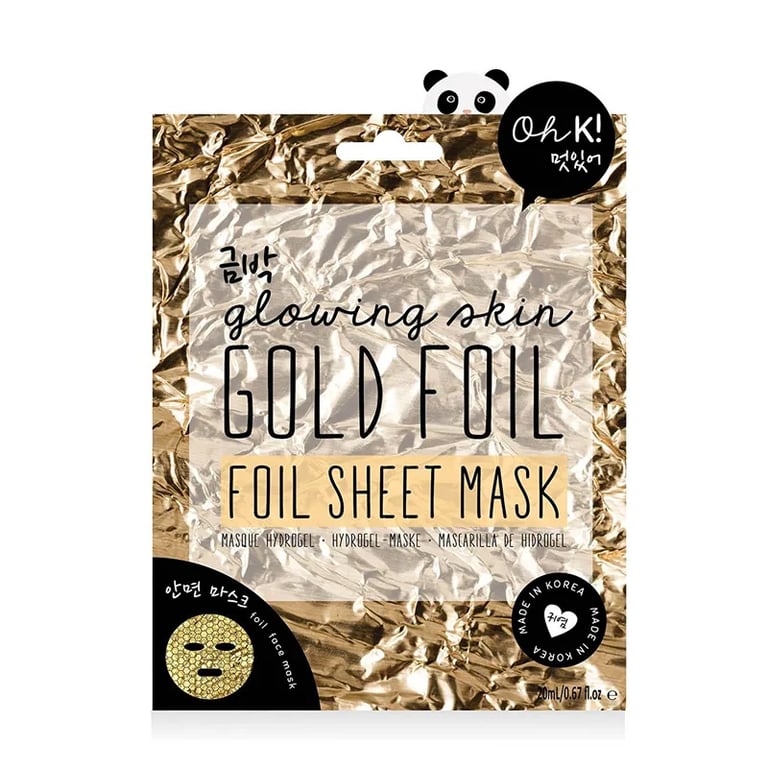 Oh K! Maschera Idrogel Con Polvere D’Oro