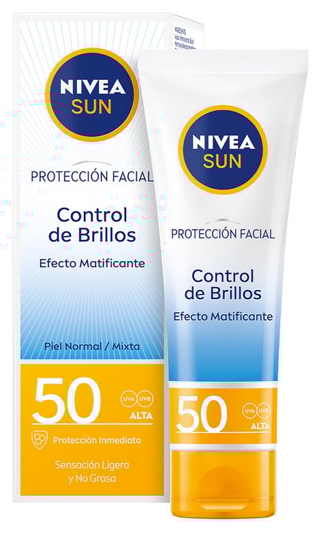 Sun Facial Glanzkontrolle LSF50 50 ml von Nivea