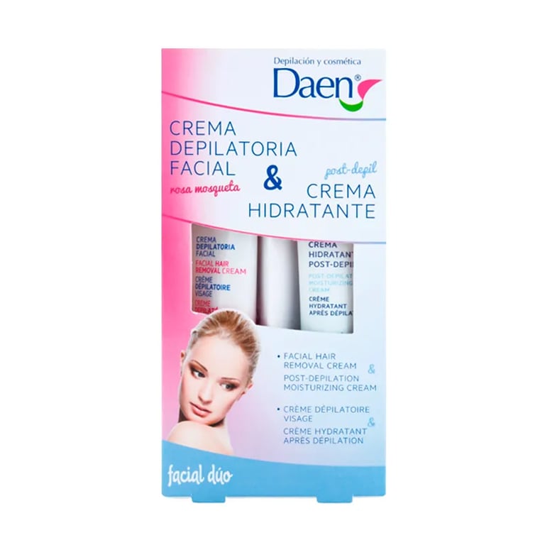 Kit Crema Depilatoria Facial 15 ml + Crema Hidratante 15 ml