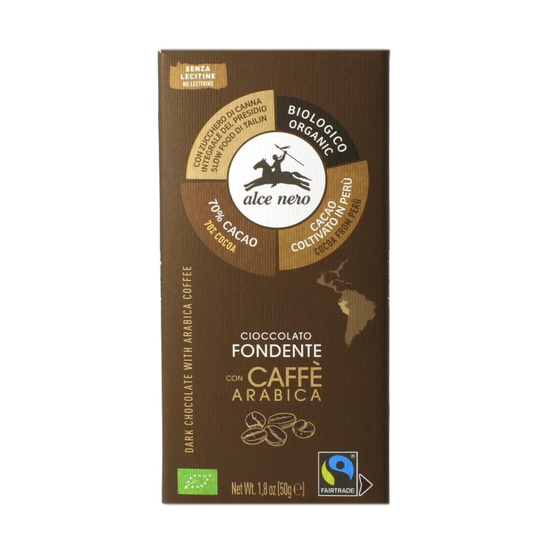 TABLETA DE CHOCOLATE CON CAFÉ BIO