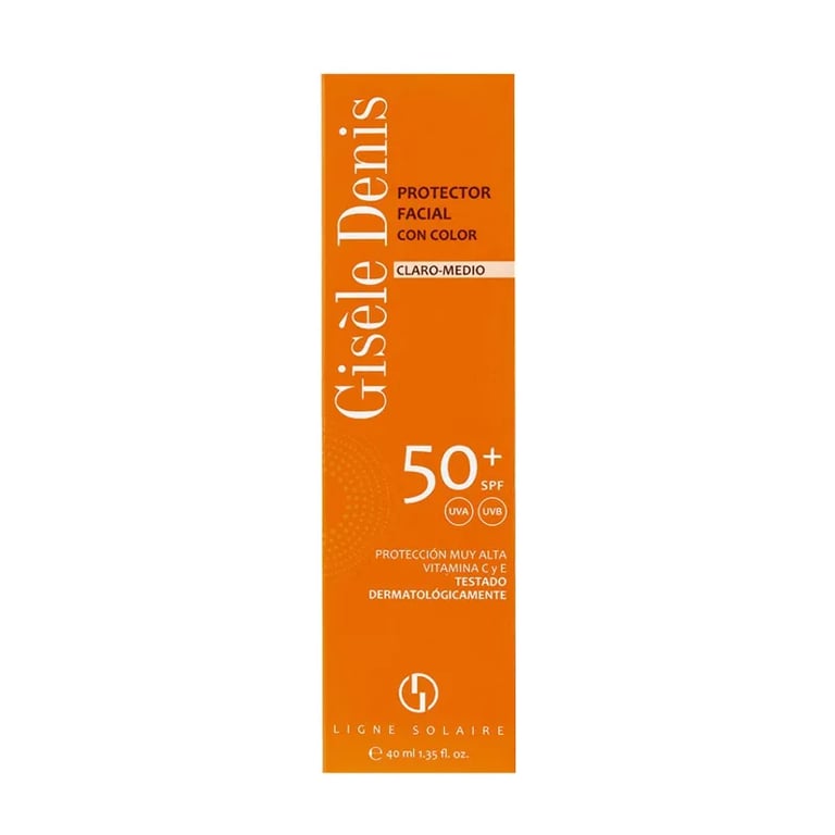 Protector Facial Con Color SPF50+ #Claro-Medio