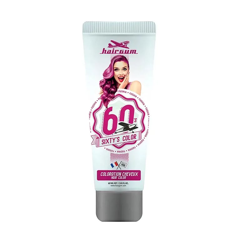Sixty'S Color Hair Color #Fushia