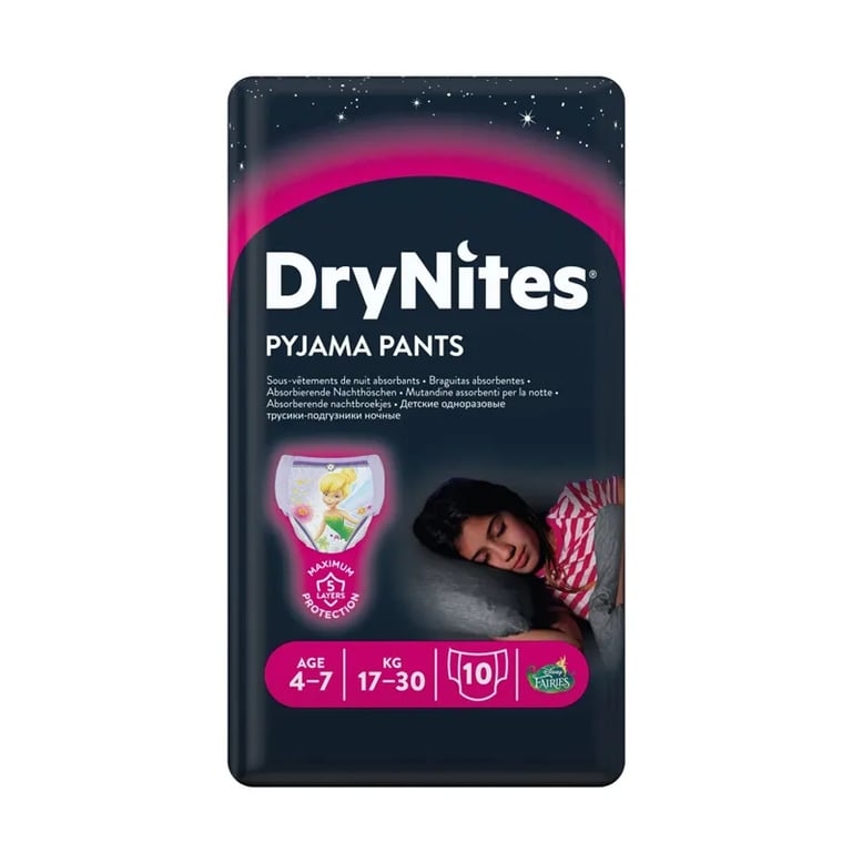 Drynites Pijama Pants 4-7 Años Niña