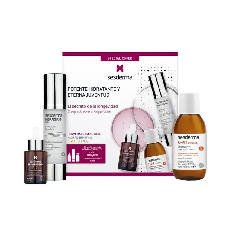 Secreto De Longevidade Lote 3 Peças Sérum Lipossomado 30 ml