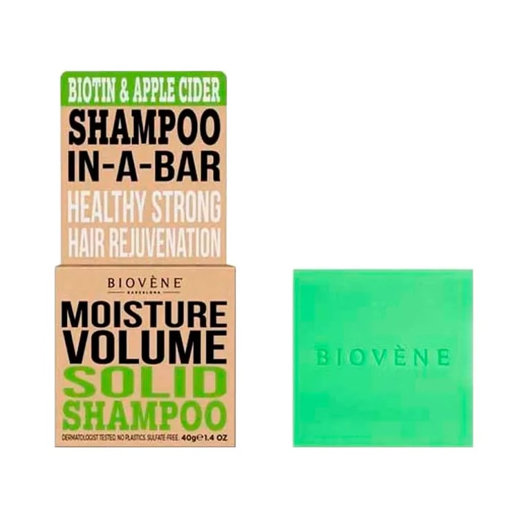 Champú Solido Volumen Biotina Y Sidra De Manzana