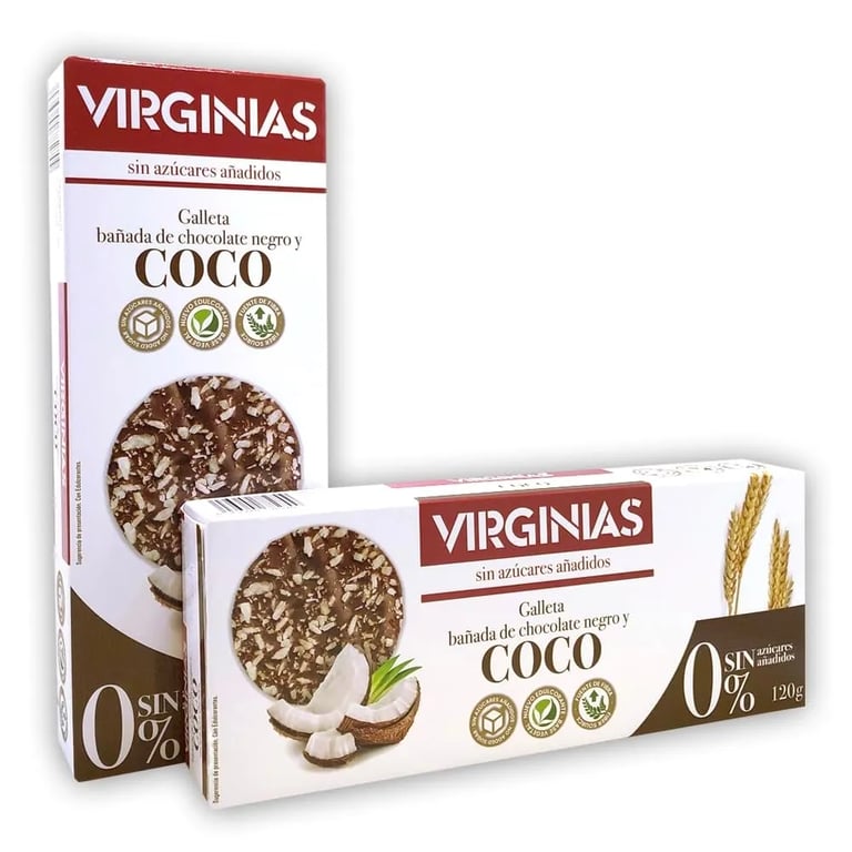 Galletas Artesanas Bañadas Choco Coco