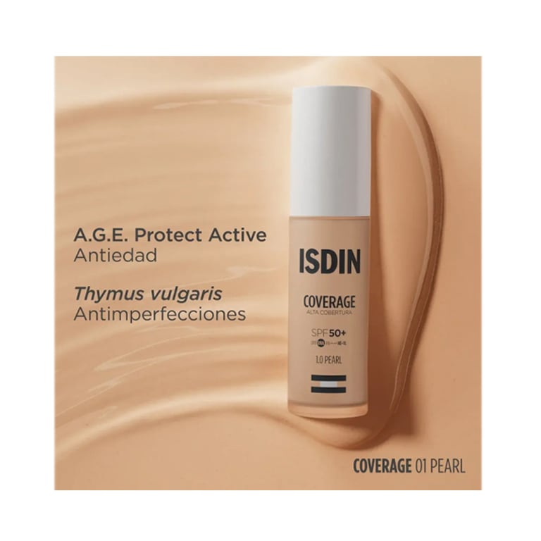 Coverage SPF50+ Pearl 30g de Isdin