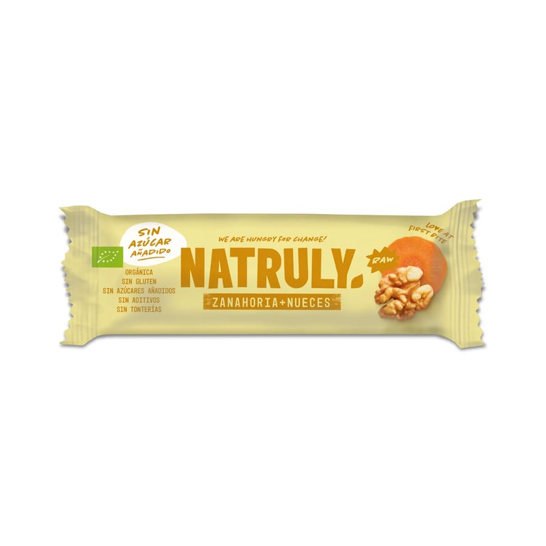 Barrita Raw Zanahoria Y Nueces Bio