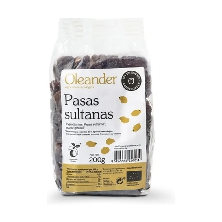 Pasas Sultanas Bio  Vegan