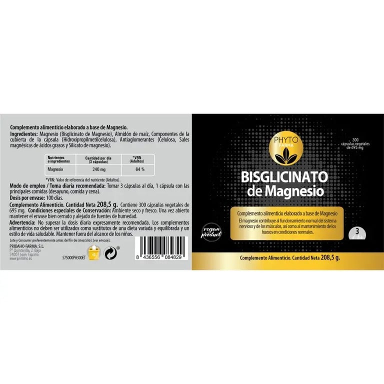 Bisglicinato de Magnesio - imagen 2 de 2