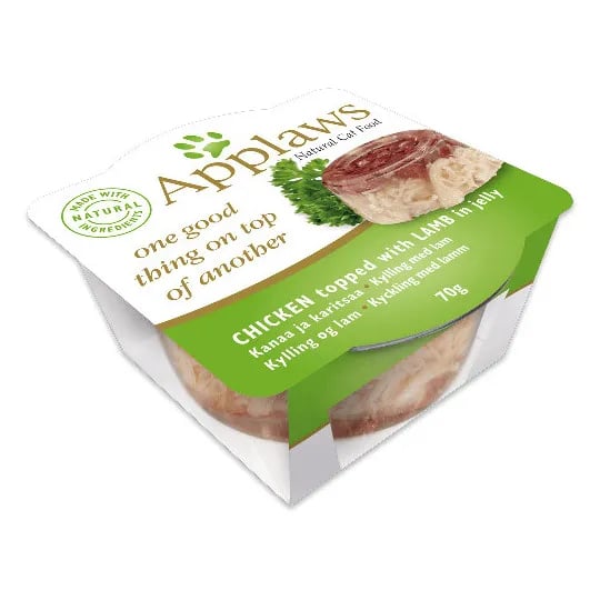 Cat Capas En Gelée Poulet au Agneau Pour Chats 70 g