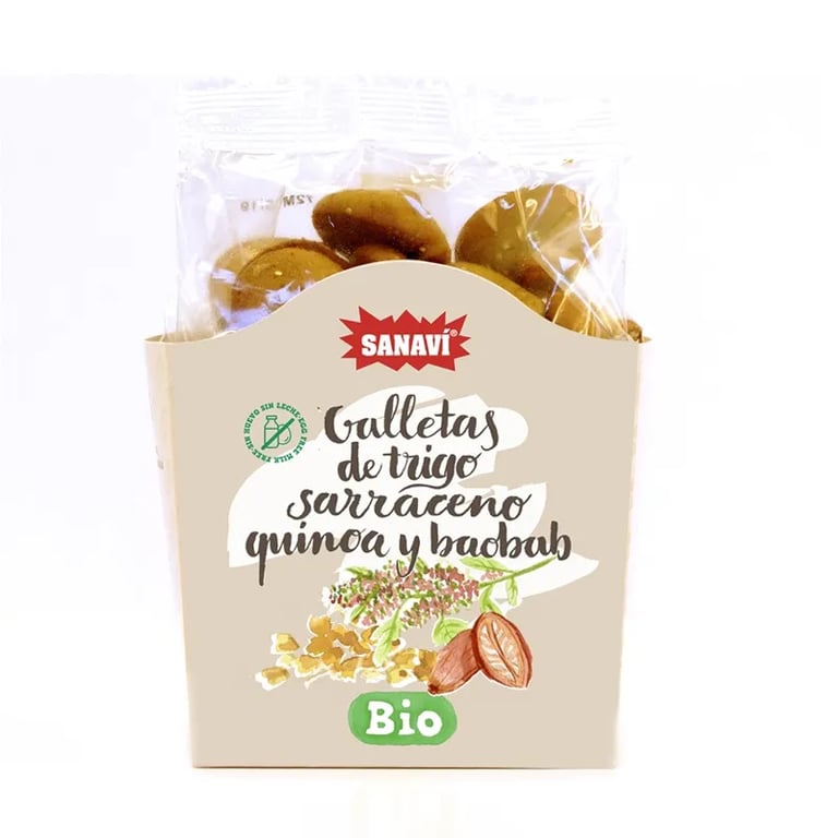 Biscuits au Sarrasin Quinoa et Baobab Sans Gluten
