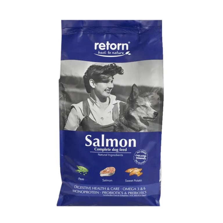 Pensez à la Nourriture Naturelle pour Chiens au Saumon Small Bite