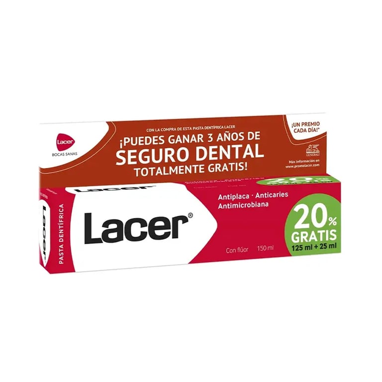 Lacer Dentifricio + 25 ml Gratis