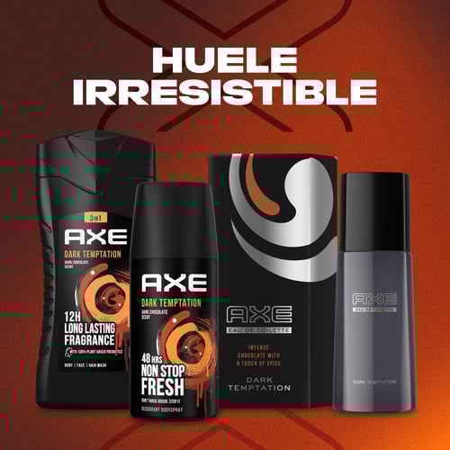 Dark Temptation Déodorant 150 ml + Gel Douche + Aftershave Lot de Axe