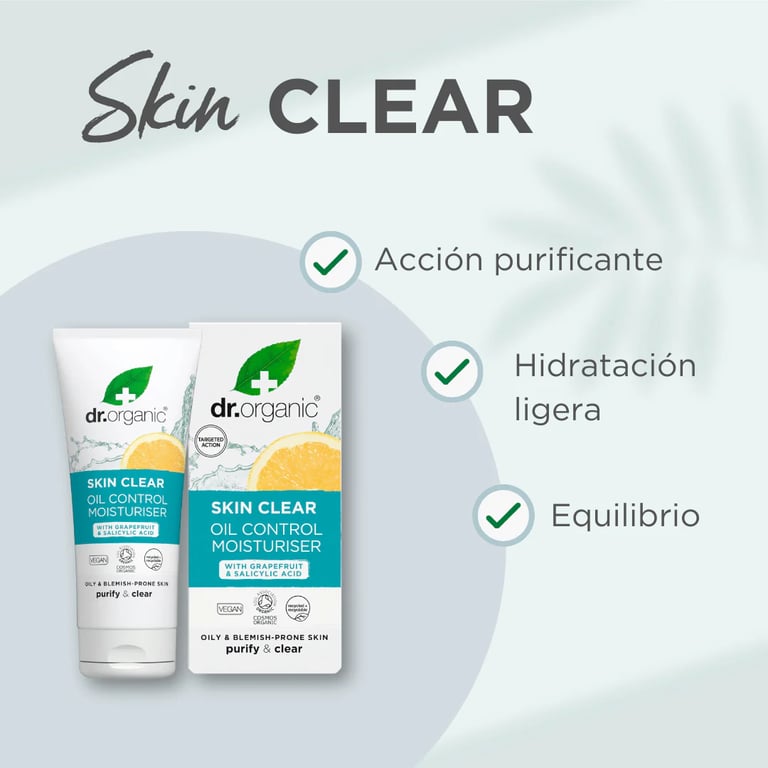 Crema Hidratante Control de grasa 5 en 1 Skin Clear - imagen 2 de 4