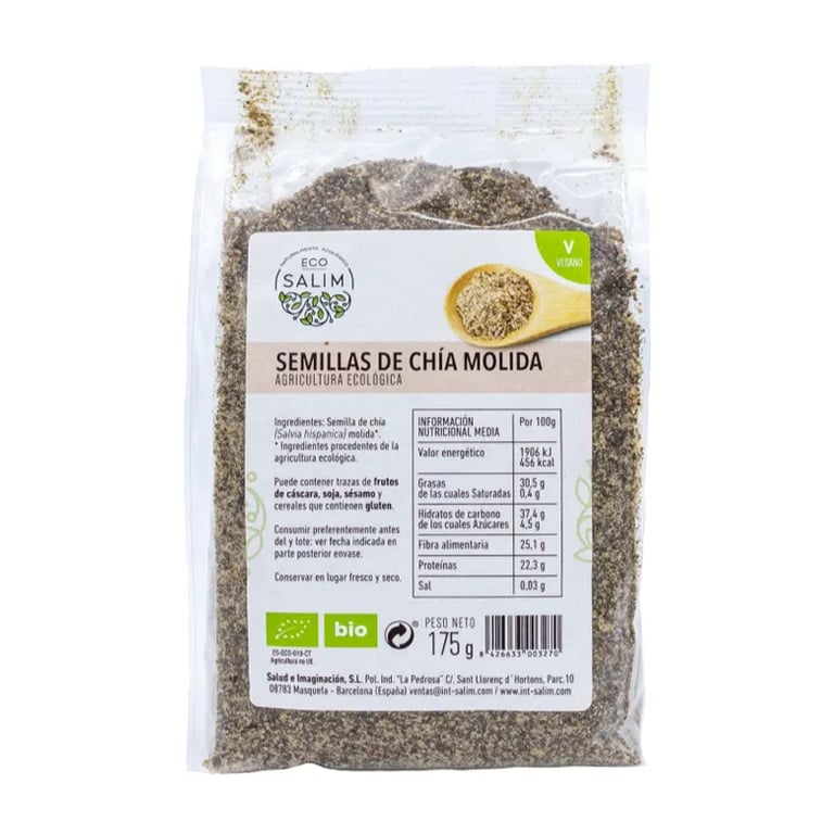 Gemahlene Chia-Samen Eco