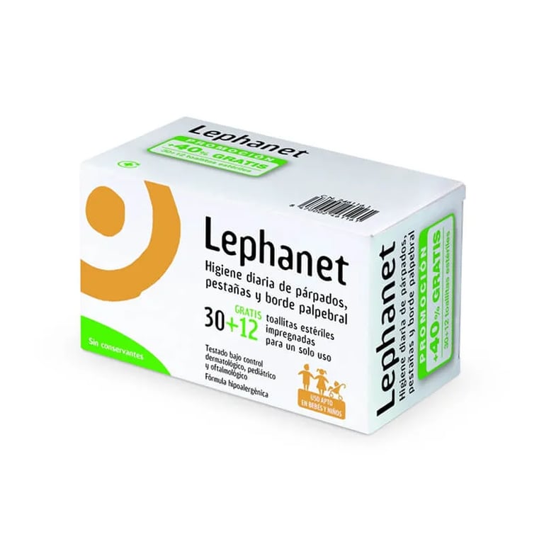LEPHANET TOALLITAS ESTERILES (12 Gratis)