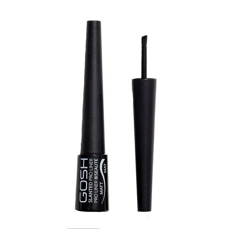 Slanted Pro Liner Eyeliner #002-Matte Black