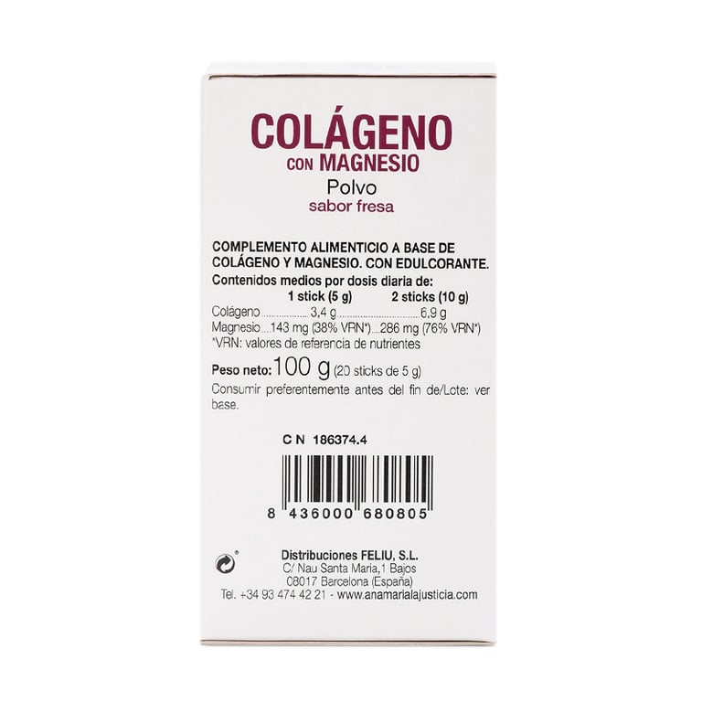 Kollagen Mit Magnesium 20 Beutel von Ana Maria Lajusticia