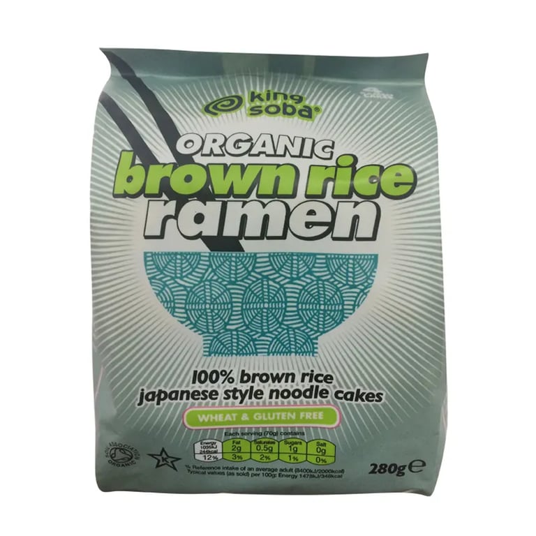 Pâtes Ramen Riz Complet Sans Gluten Bio