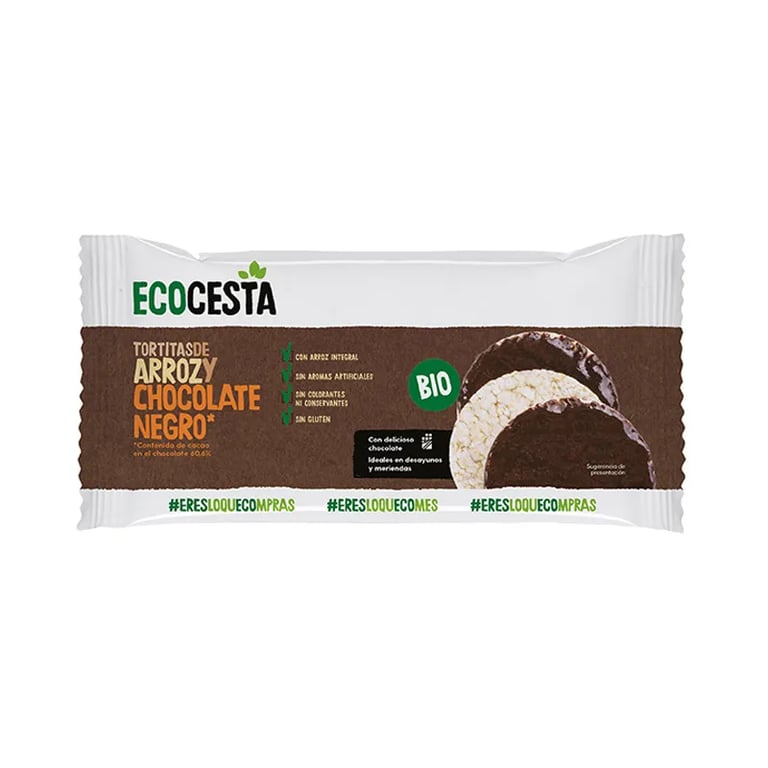 Galettes De Riz Au Chocolat Noir 60 % Bio