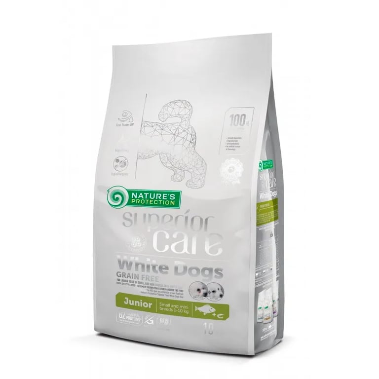Superior Care White Dog Puppy Small Grain Free Pescado