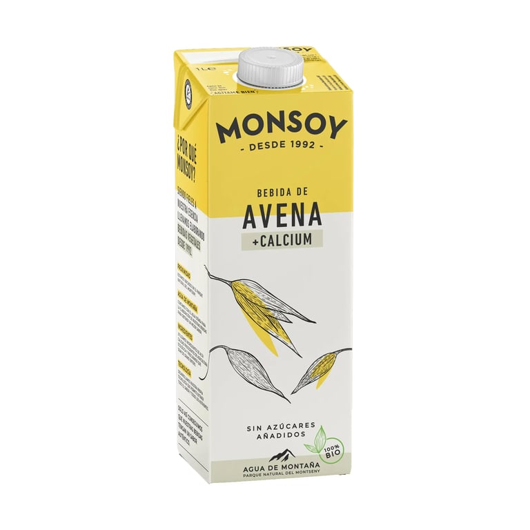 Bebida De Avena Y Calcio Bio