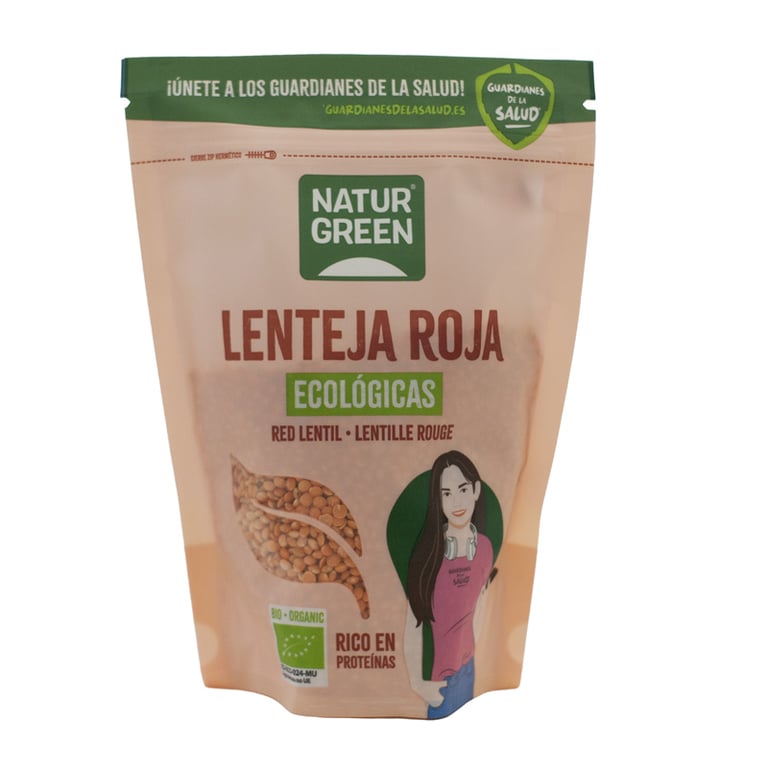 Lenteja Roja Sin Gluten Bio 500g