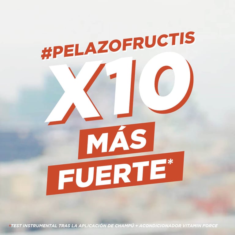 Fructis Vitamin Force Tratamiento Anti-Caída Naranja Roja 125 ml de Fructis