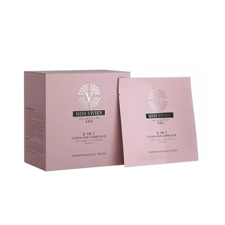 2 In 1 Pre-Party Intimate Wipes