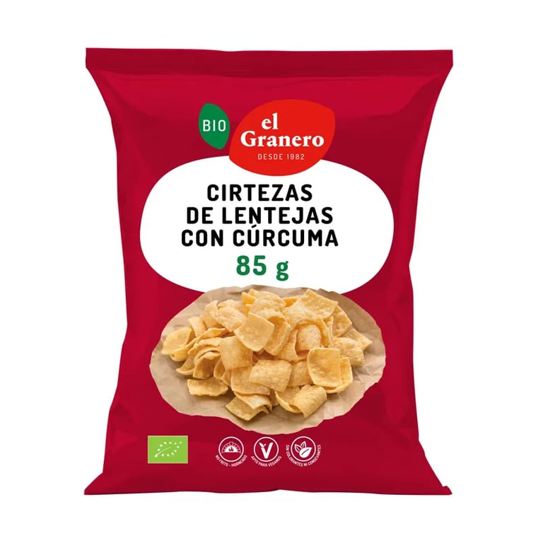 Cortezas De Lentejas Con Cúrcuma Bio
