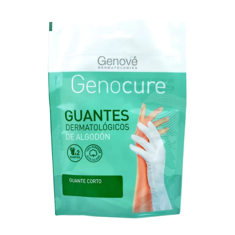 GENOVE GENOCURE GUANTES DERMATOLÓGICOS ALGODÓN