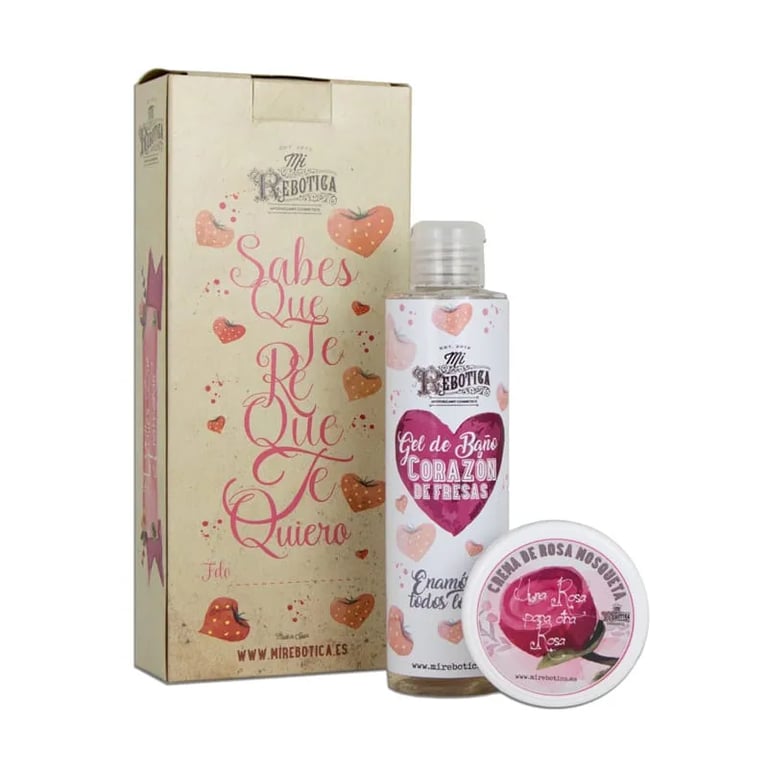 Gel Doccia Cuore di Fragola + Crema di Rosa Mosqueta