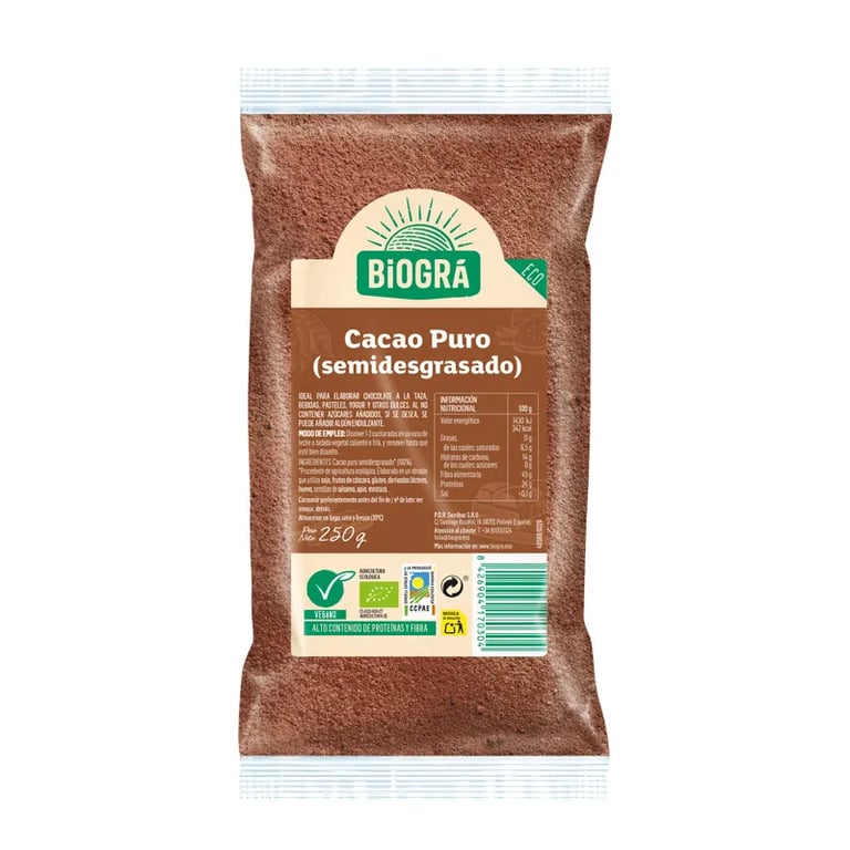 CACAO PURO EN POLVO BIO