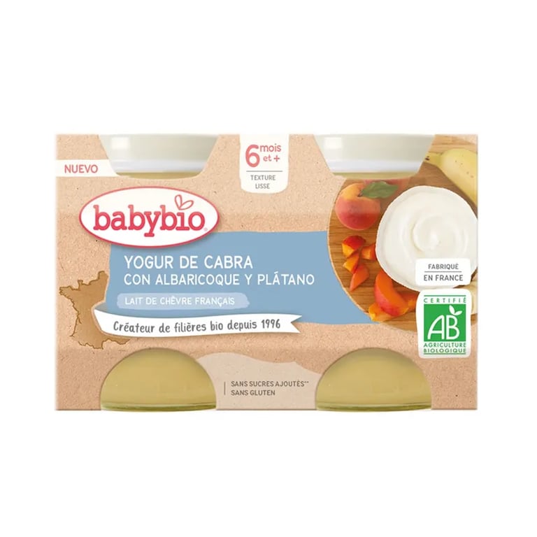 Yogur De Cabra Con Albaricoque Y Plátano