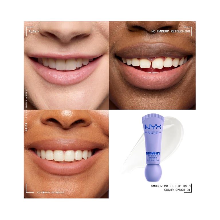 Lip Balm Smushy Matte #01 Sugar Smush von NYX