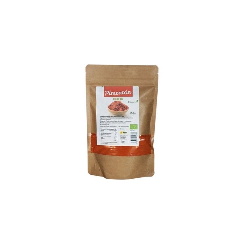 Pimentón Dulce Ecológico de la Vera Sin Gluten