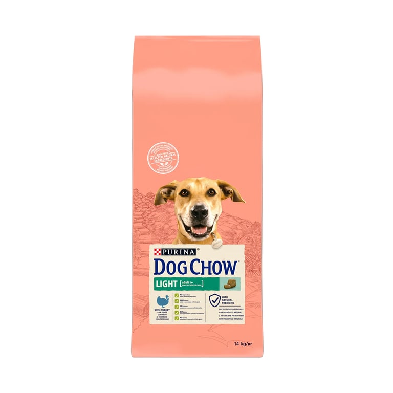 Dog Chow Pienso Para Perro Adulto Light Con Pavo 14 Kg