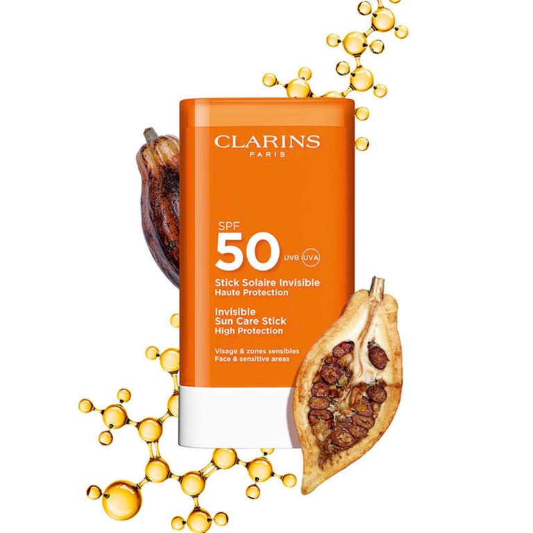 Bâton Solaire Invisible SPF50 17g de Clarins