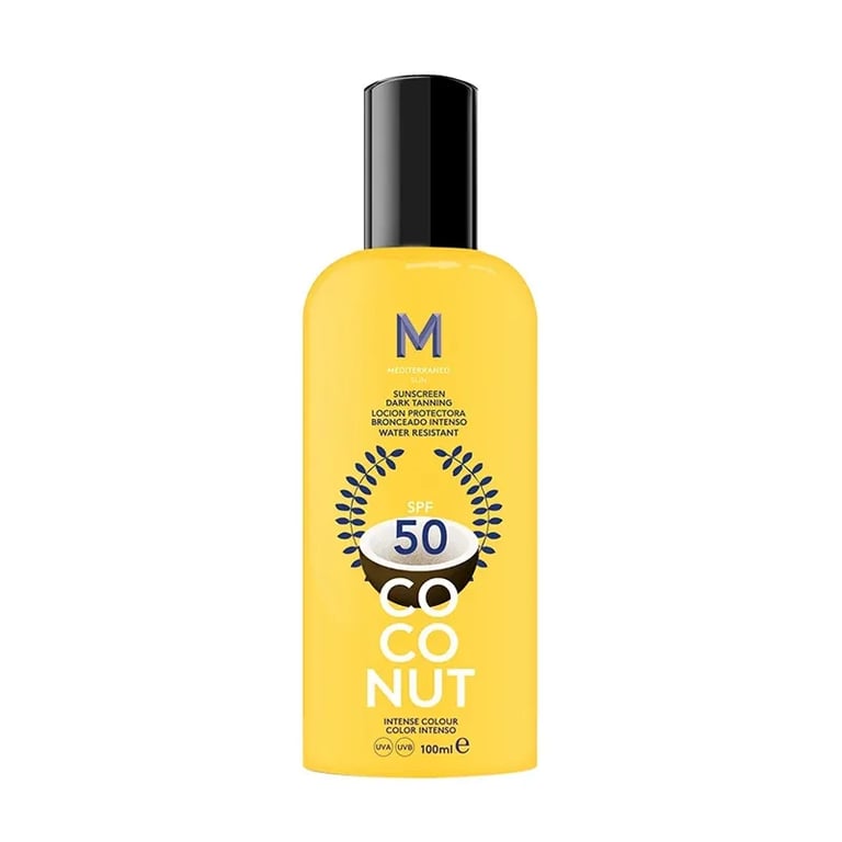 Coconut Sunscreen Dark Tanning SPF50