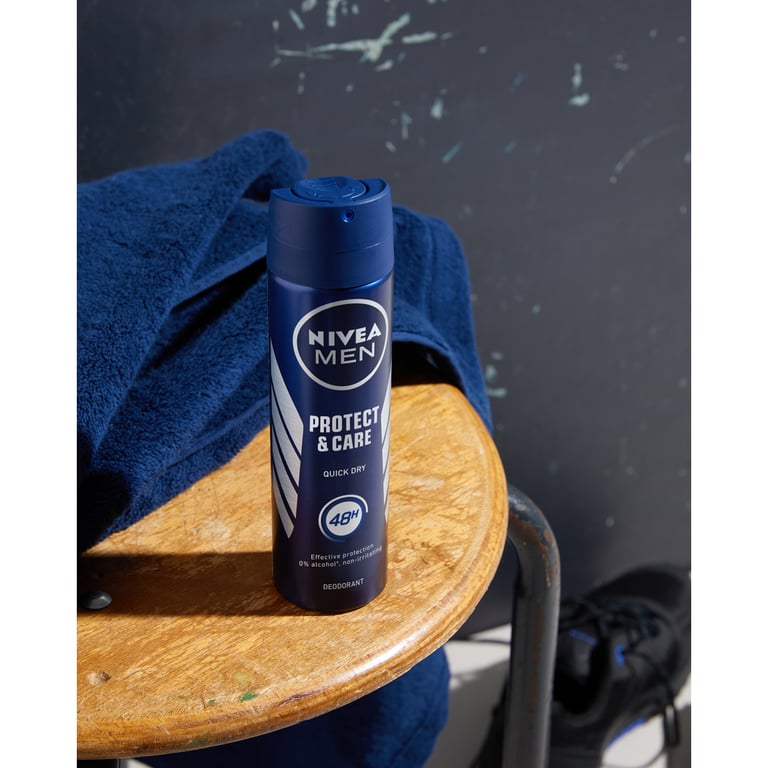 Men Protege E Cuida 48H Desodorante Spray 200 ml da Nivea - imagen 4 de 7