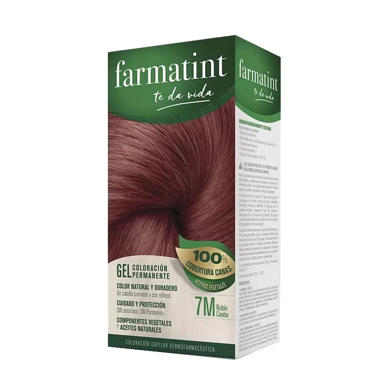Farmatint Gel 7M Rubio Caoba