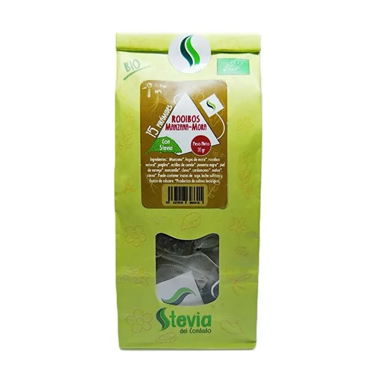 Rooibos Pomme et Mûre à la Stévia Bio