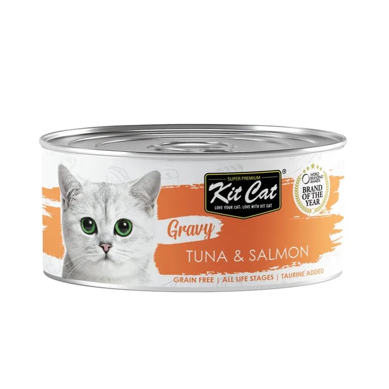 Natvoer Gravy Tonijn Met Zalm In Saus