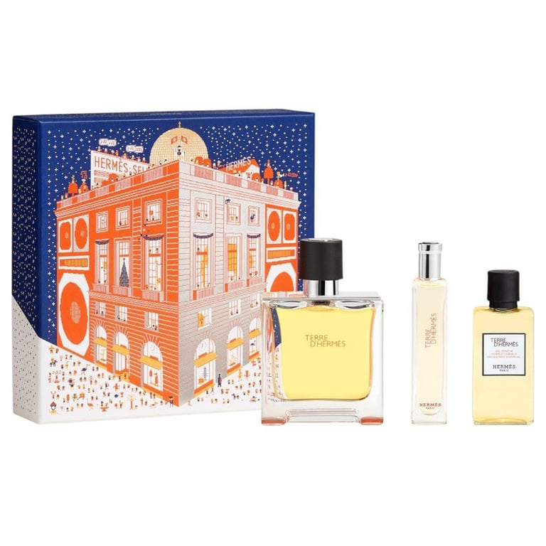 Terre D'Hermes Set EDP 75 ml + EDP 15 ml + Gel Ducha 40 ml