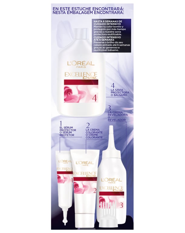 Excellence Brunette Creme #500 - True Light Brown de L'Oreal Paris