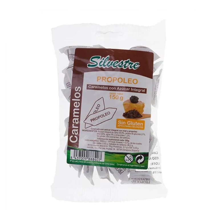 Caramelle Propoli con Zucchero Integrale
